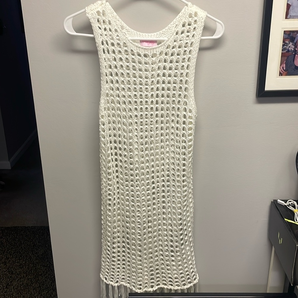 Crochet beach cover up